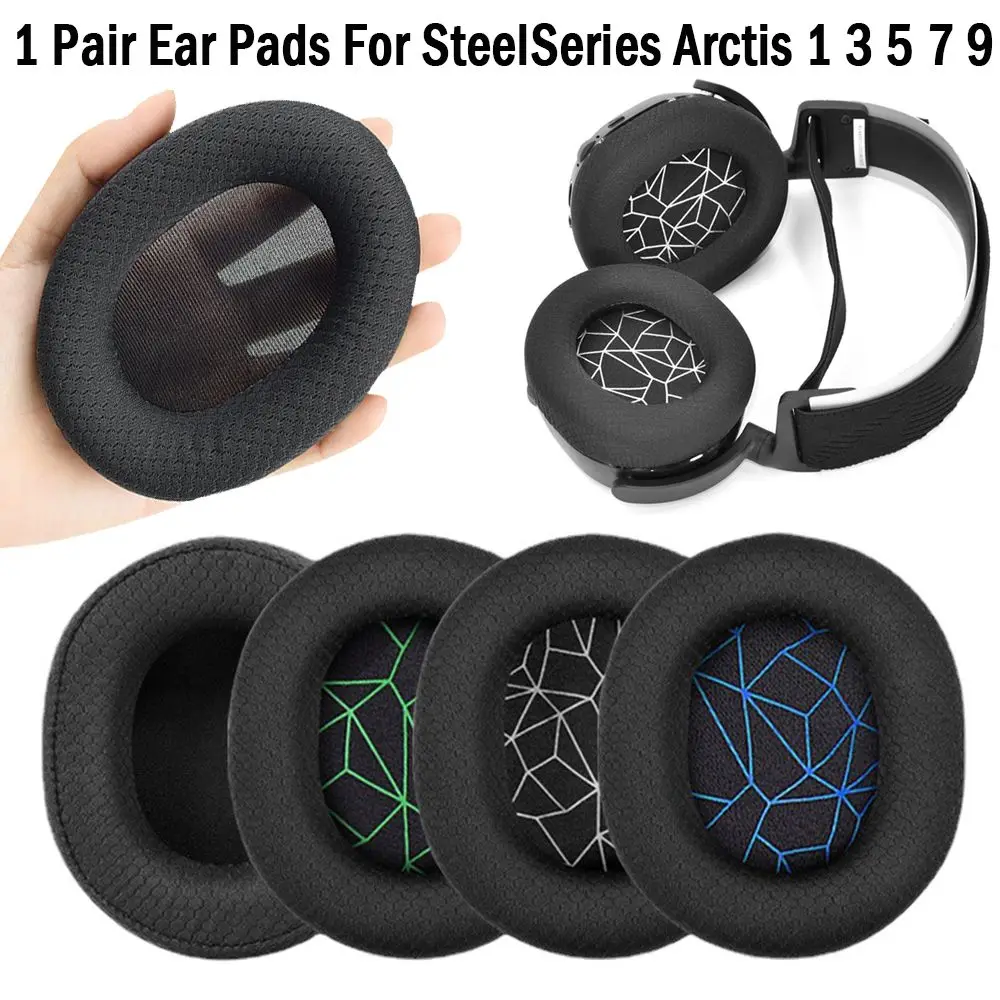 1Pair fülvédő A SteelSeries Arctis 1 3 5 7 9 Gaming Headset Hab Fülpárna Szivacs Párna Csere Fülpárna