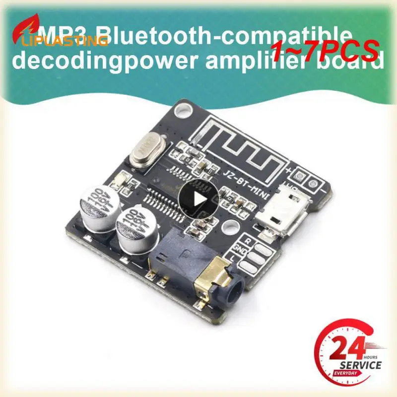 1~7DB Blue-tooth-kompatibilis 5.0/4.1 Audio Receiver Testület USB 5V tápfeszültség Vezeték nélküli Zene Modul 3.7-5V-os MP3 Veszteségmentes Dekóder Igazgatóság