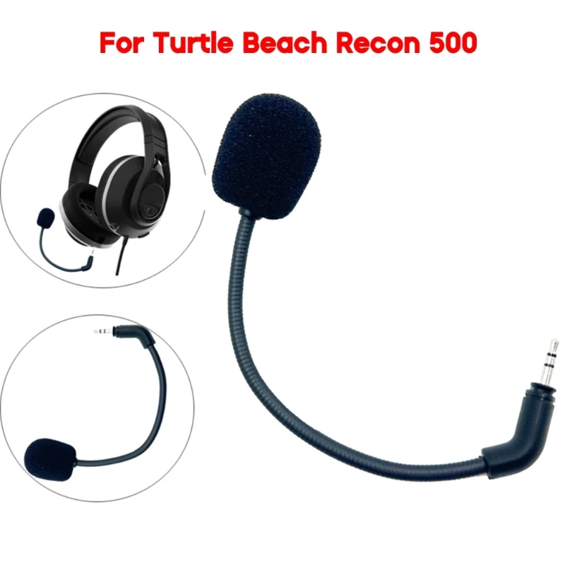 2,5 mm-es Dugó - Mini Mikrofon Turtle Beach Felderítő 500 Gaming Fejhallgató Fejhallgató-Mikrofon 2.5 Ívelt Plug Hang Mikrofon-