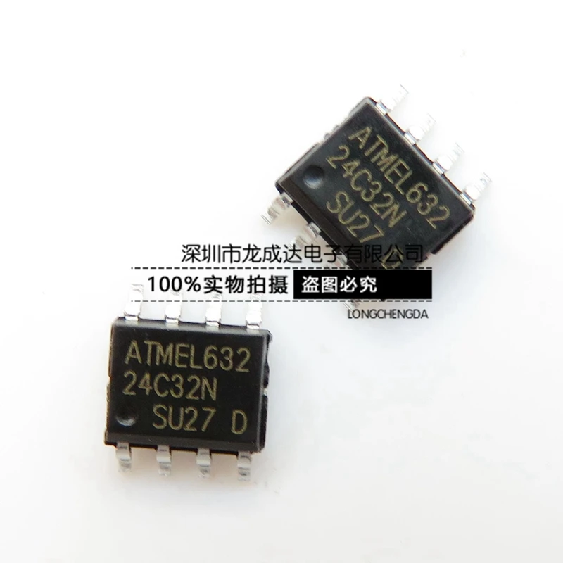 20db eredeti új AT24C32 AT24C32N AT24C32N-10SU-2.7 24C32 SOP8 memória chip