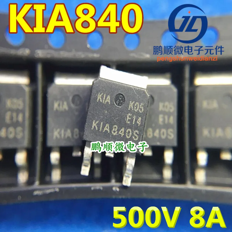30db eredeti új KIA840S KIA840SD 8A 500V 252 mező-hatás MOSFET IRF840