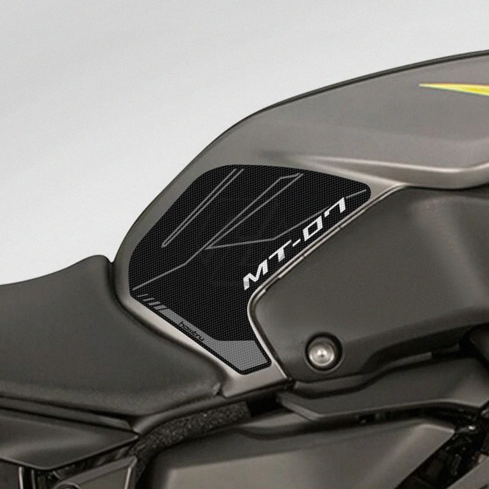 A Yamaha MT-07 MT07 2018-2020 Motorkerékpár Accessorie Oldalon Tank Pad Védelem Térd Tartás Szőnyeg