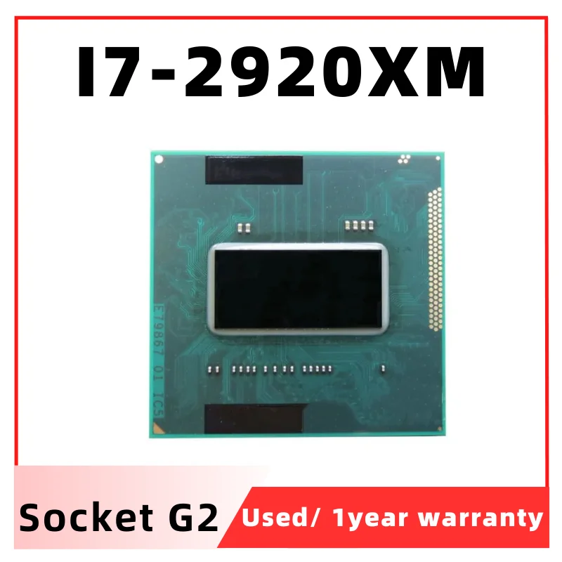 Core I7-2920XM notebook CPU Processzor 8M Cache, 2.5 GHz Laptop Socket G2 (rPGA988B) támogatás PM65 HM65 lapkakészlet