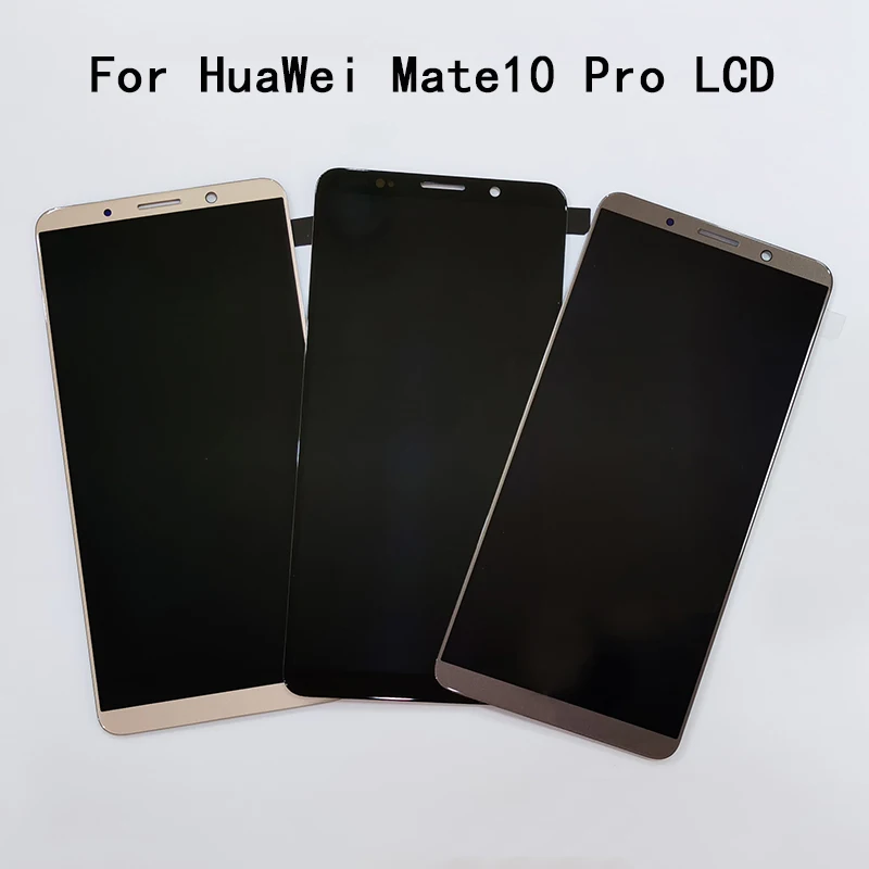 Csere 6.0 Hüvelykes OLED Huawei Mate 10 Pro Lcd érintőképernyő Digitalizáló BLA-L29 L09 AL00 Kijelző egység Ingyenes Szállítás