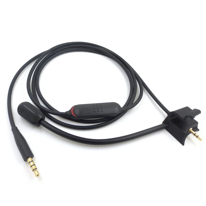 Csere Audio Kábel QC 35 II. QC35 QC35II Fejhallgató, Külső Mikrofon, Mikrofon Némítás Kapcsoló Fülhallgató Vonal