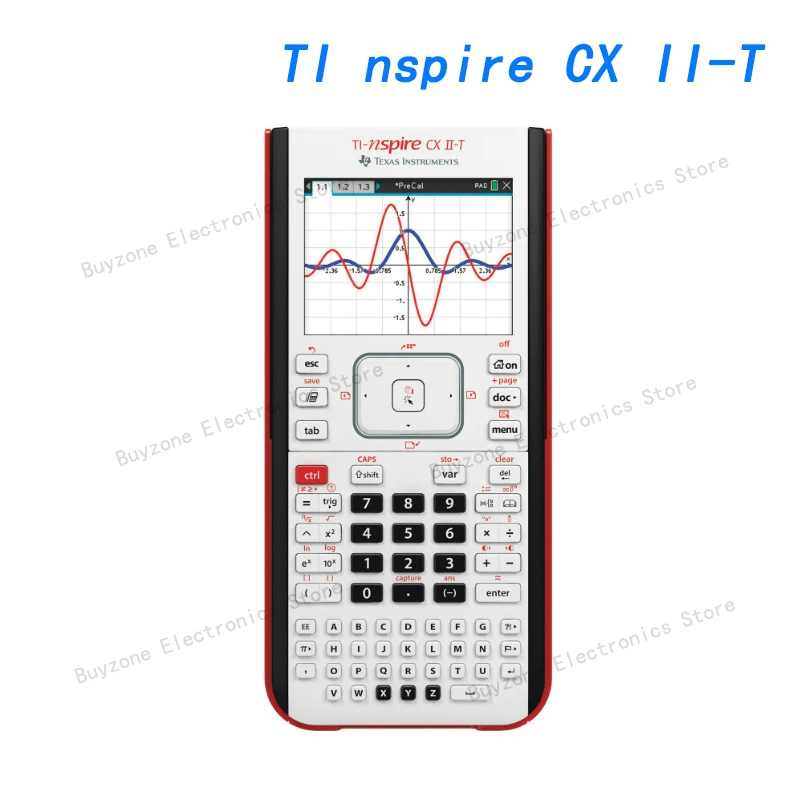 Deyi TI nspire CX II-T Európai francia Színes kijelző Grafikus Számológép SAT/AP Különleges