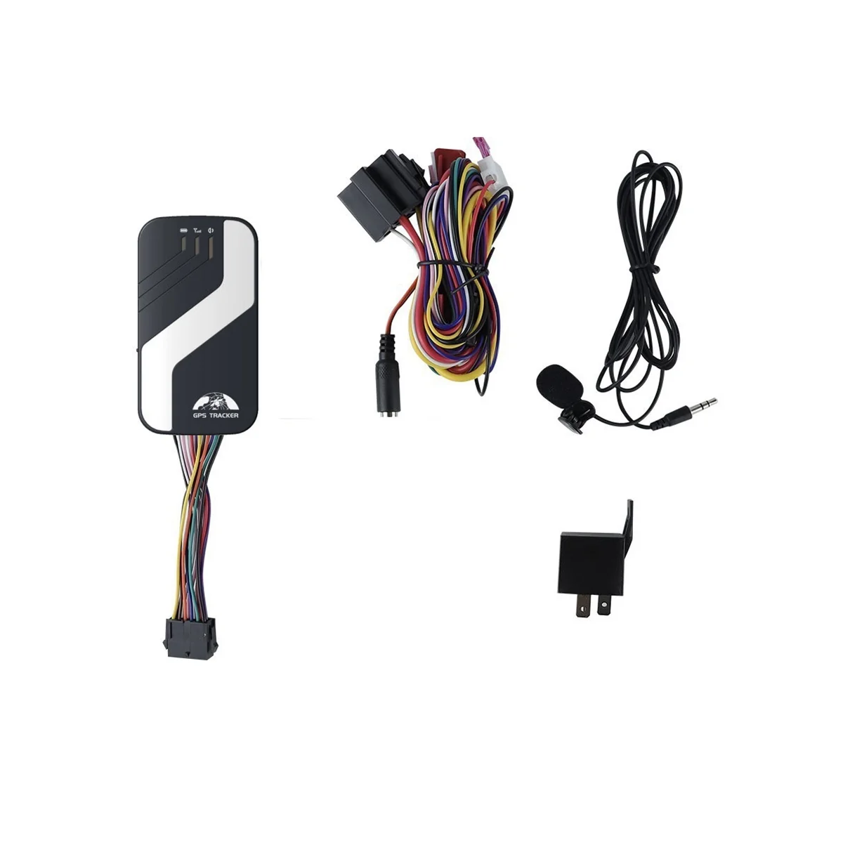 GPS Tracker Autó 4G LTE Jármű Nyomkövető Hang Monitor Vágva Üzemanyag-Autós GPS-Riasztó ACC Ajtó Nyitva Riasztás(GPS403A)