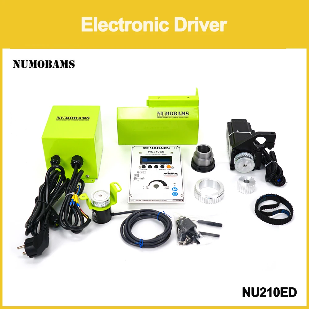 NU210ED Elektronikus Driver váltani Set/Upgrade Csomagot 21mm/38mm Orsó Lyuk 210 Sorozat Eszterga Gép