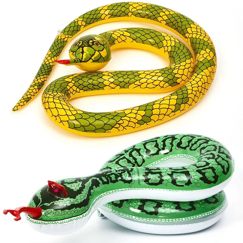 PVC Felfújható Medence Kígyó Felfújható Kígyó Hamis Felfújható Kígyók Kerti Kellékek Megijeszteni a Madarak, Mókusok