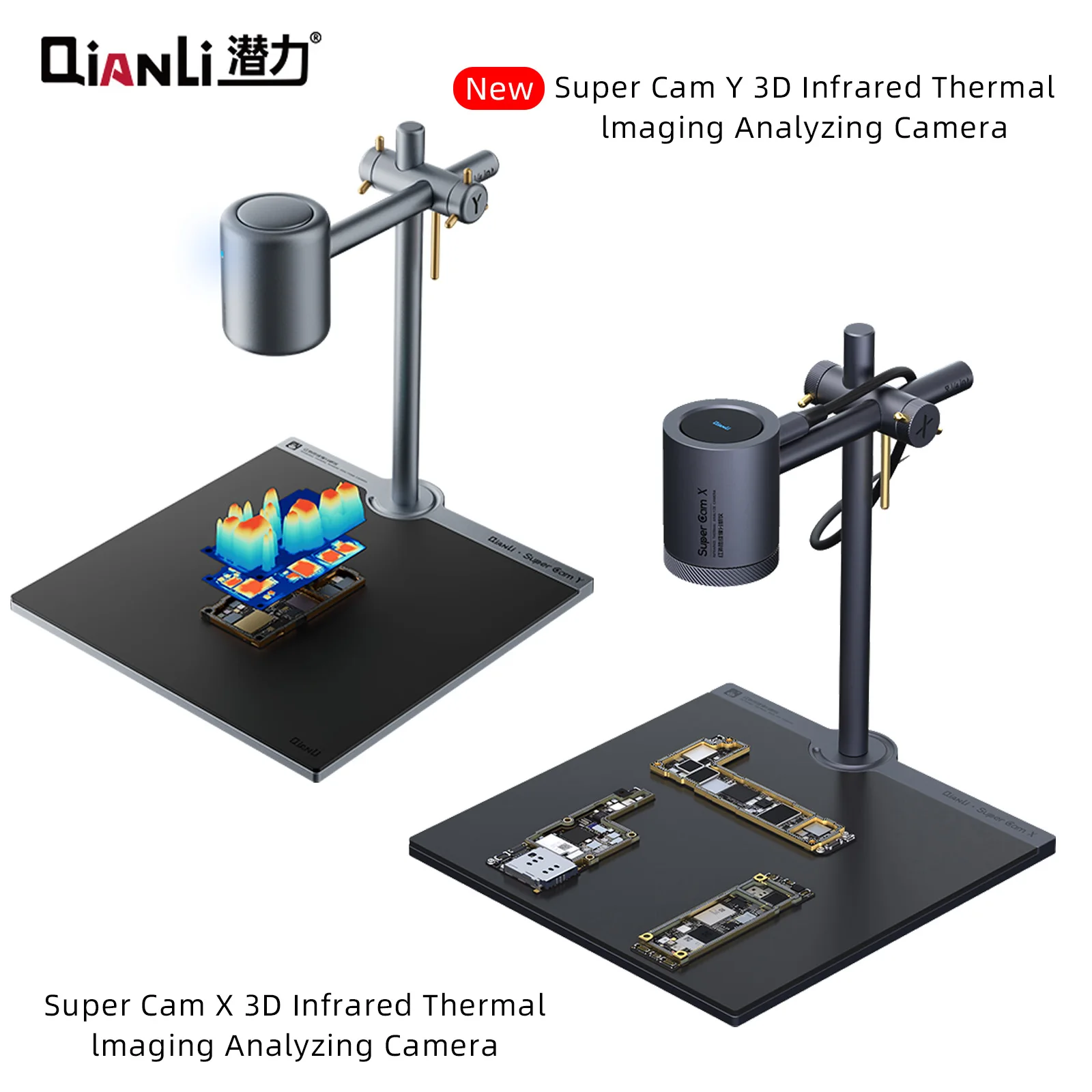 Qianli Szuper Cam X 3D Y 3D Infravörös hőkamera Az Alaplap PCB rövidzárlat Érzékelése Elemzése Diagnózis