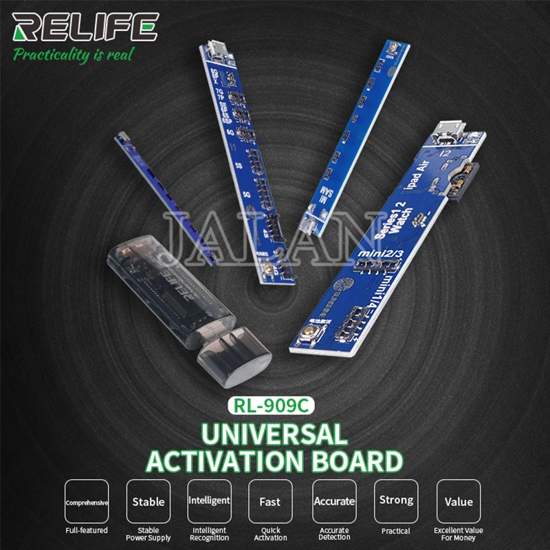 RELIFE RL-909C Univerzális Akkumulátor Aktiválás Tábla Mobiltelefon Javító Eszköz A Samsung&Ip&Huawei Quick Charge PCB Eszköz